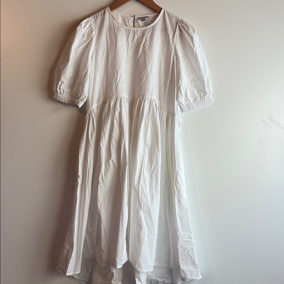 Aware by Vero Moda Puff Sleeve Dress White - Picture 2 of 11